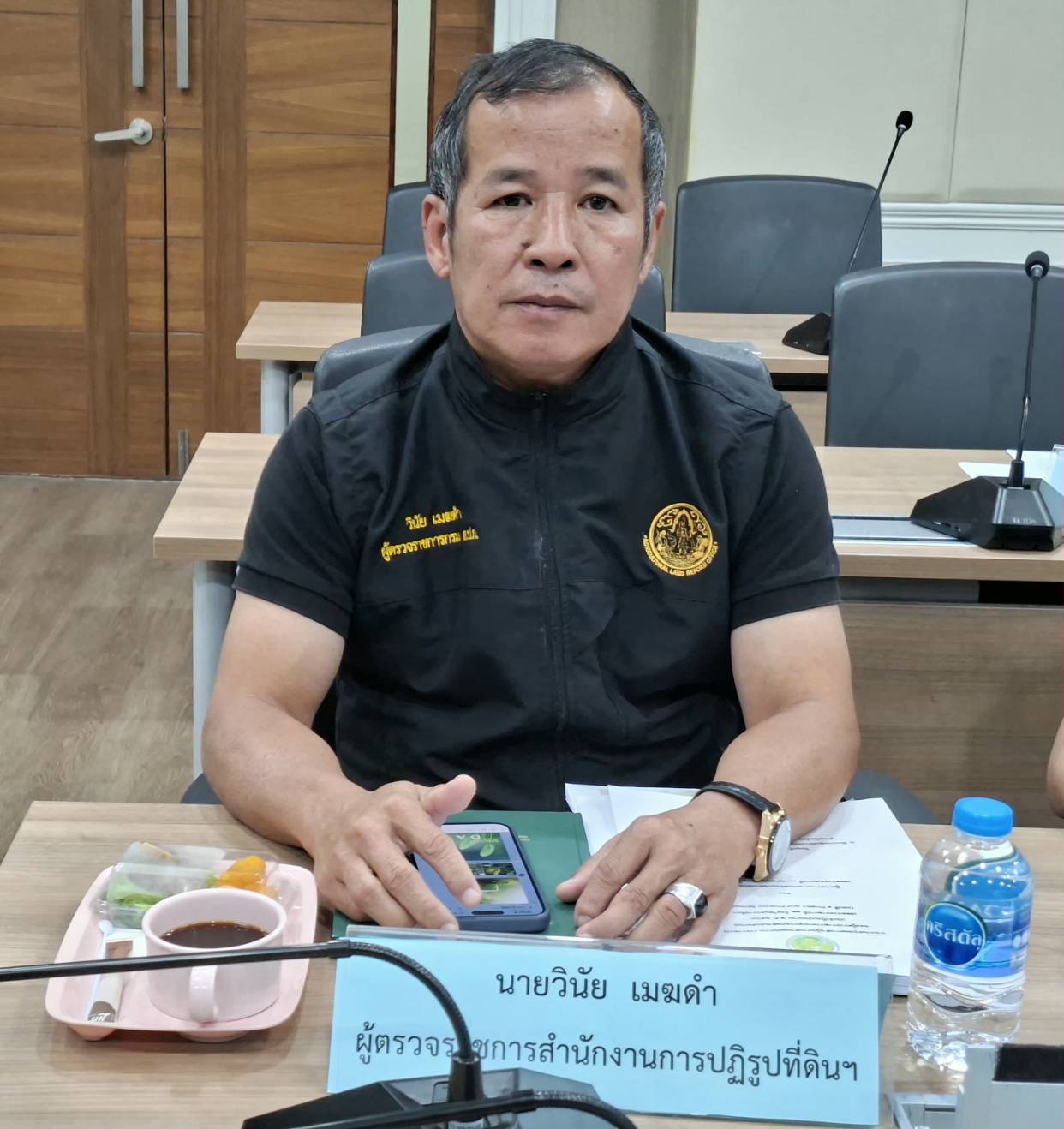title - ผู้ตรวจราชการ ส.ป.ก. เข้าร่วมประชุมติดตามผลการดำเนินงานตามแผนการตรวจราชการของผู้ตรวจราชการกระทรวงเกษตรและสหกรณ์ ประจำปีงบประมาณ พ.ศ. 2569 รอบที่ 1 เขตตรวจราชการที่ 13 จังหวัดนครราชสีมา